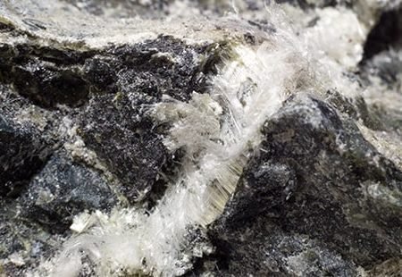 rock form of asbestos